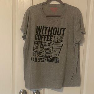 Gray Graphic  T-Shirt